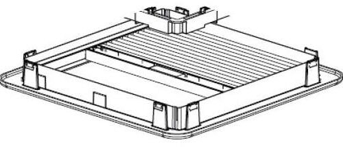 Innenrahmen komplett - Dometic Seitz Ersatzteil Nr. 4460000072 - für Micro Heki