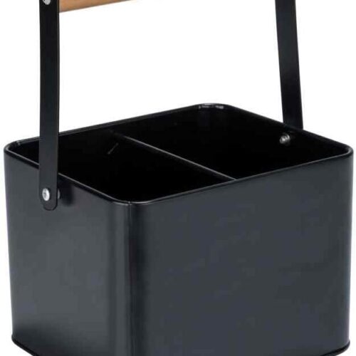 Wenko Baco Utensilienkorb, schwarz