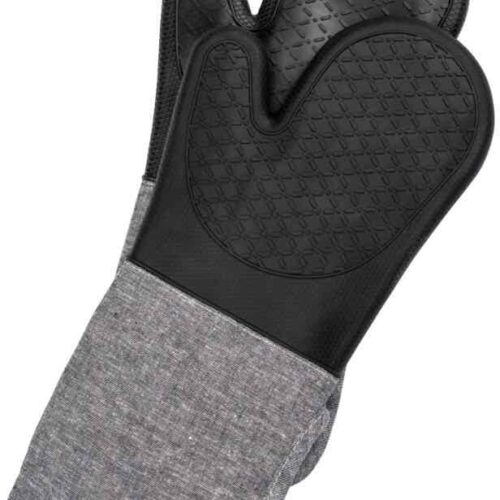 Wenko Ada Topfhandschuhe Silikon, schwarz