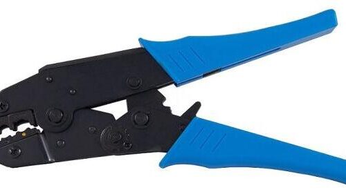 Menbaa Crimpzange für isolierte Verbindungen, 0,5–6,0 mm², blau