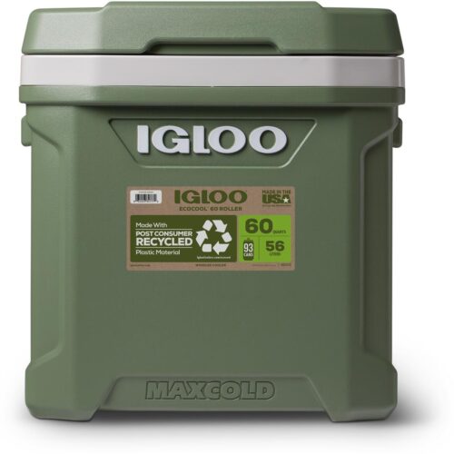 Igloo Ecocool Kühlbox 60 Roller, 56L, grün