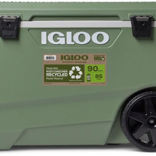 Igloo Ecocool Kühlbox Latitude 90 Roller, 85L, grün