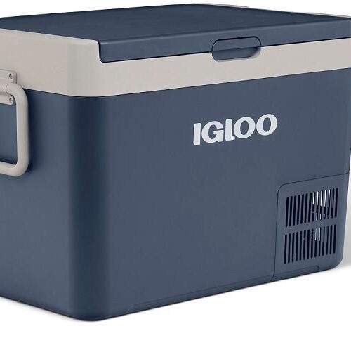Igloo ICF60 Kompressor-Kühlbox, 12/24/230V, 59L, blau