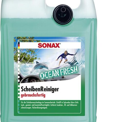 SONAX ScheibenReiniger gebrauchsfertig, Ocean-fresh, 5L