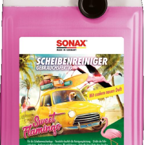 Sonax Scheibenreiniger gebrauchsfertig, Sweet Flamingo, 5L
