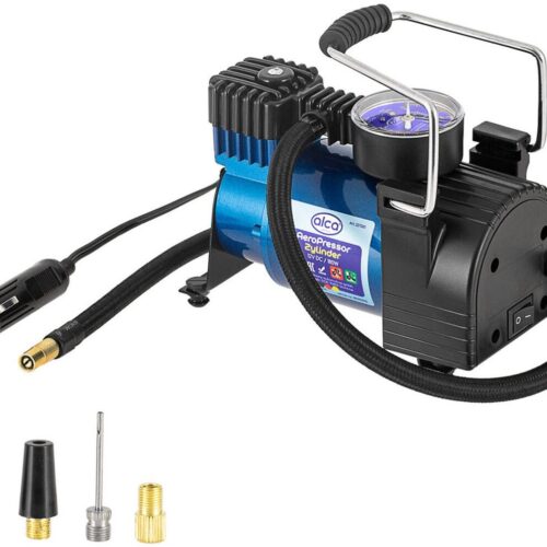 Alca AeroPressor Zylinder-Kraft-Kompressor, 12V, schwarz/blau