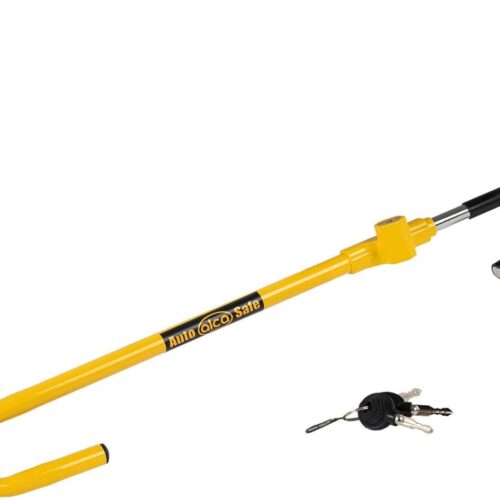 Alca AutoSafe Lenkrad-Pedal-Sperre, 51-73cm, gelb