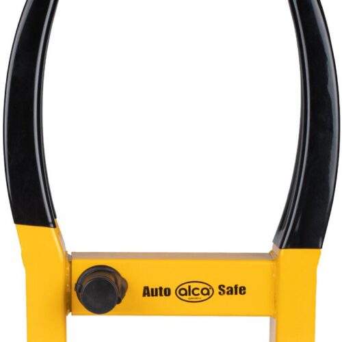 Alca AutoSafe Power Block Radkralle, XL, ausziehbar, gelb/schwarz