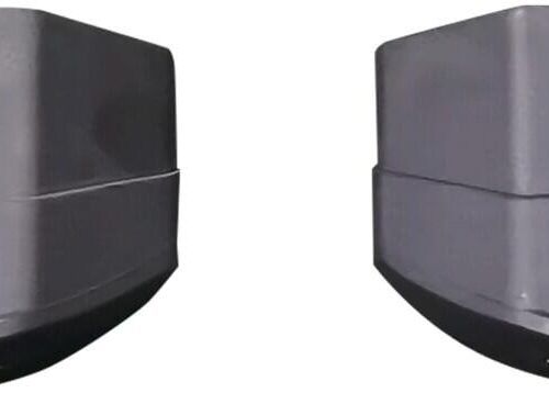 Fußkappen, rechts - Westfield Erstzteil-Nr. 91037673411910 - für Majestic/Royal Campingstuhl, grau