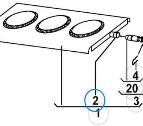 Befestigungsring - Dometic Ersatzteil-Nr. 407144010 - für Gasgrill