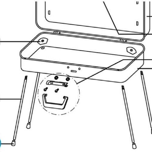 Abdeckkappe - Dometic Ersatzteil-Nr. 407144021 - für Gasgrill