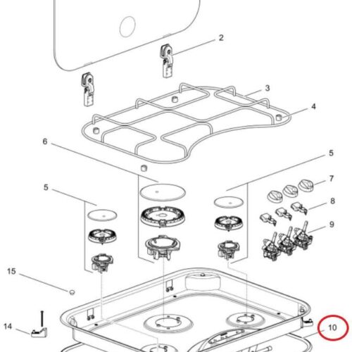 Dichtung, 300cm - Thetford Ersatzteil-Nr. SSPA0817 - für SHB345XX/SBL34XX