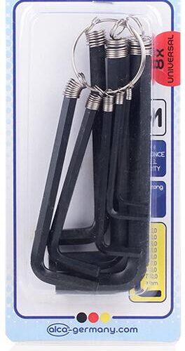 Alca Hex Instrument Innen-Sechskantschlüssel, 8-teilig, 2-10 mm