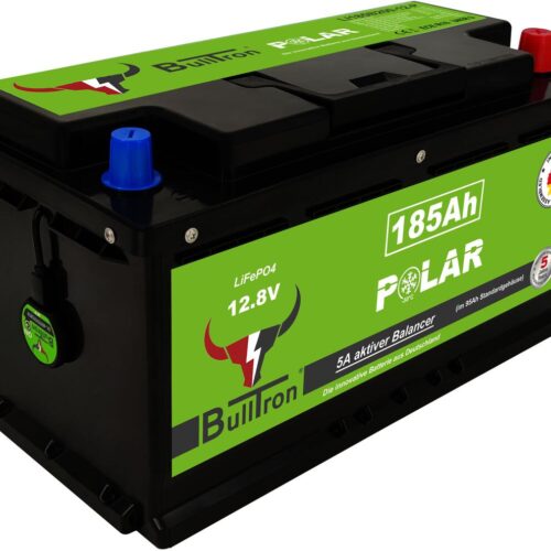 BullTron Polar Lithium-Batterie, inkl. Smart BMS mit Bluetooth App, 185Ah