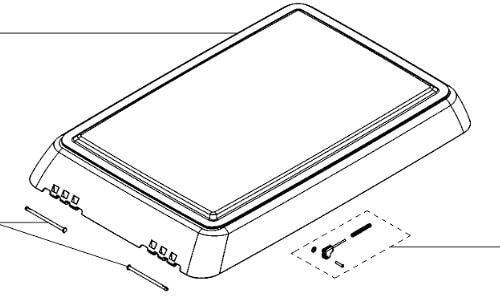 Schieber - Dometic Ersatzteil Nr. 4460000204 - für Midi-Heki Style