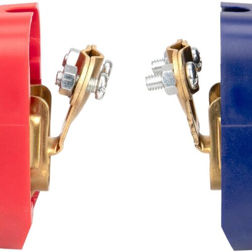 Alca Clip Fix Batterie-Polklemmen, für Plus- und Minuspol, 2er-Set