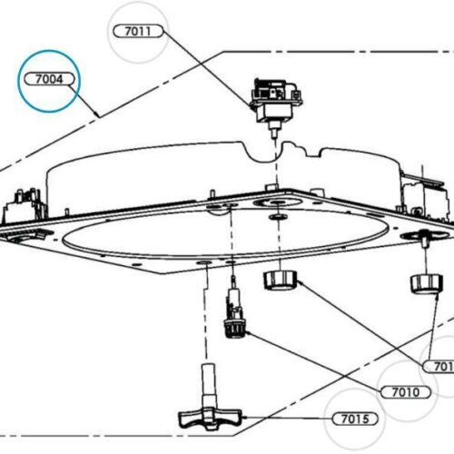Rahmen Kit - Dometic Ersatzteil Nr. 958676218 - für Fantastic Vent 2250