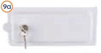 Gehäuse dunkelgrau- Reich Ersatzteil-Nr. 773510 - für Gas & Wass Versorgungsklappe