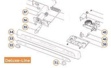 Auflage Piezo 525 - Thetford Ersatzteil Nr. 626622 - Für De Luxe