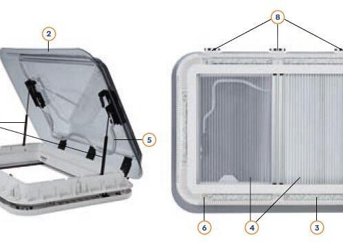 Quipon Montagesatz für Sky Dachhaube