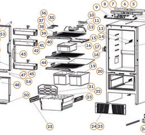 Türkontaktschalter - Thetford Ersatzteil Nr. 692641 - für Kühlschrank T2160/2175 Kompressor