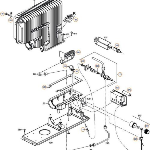 Dichtung Wärmetauscher - Truma Ersatzteil Nr. 30020-00030 - passend zu Trumatic 2200