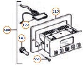 Anschlusskabel für Zeitschaltuhr, 4 m - Truma Ersatzteil Nr. 39010-65200 - passend zu Kamin E 2400 (E) / E 4000