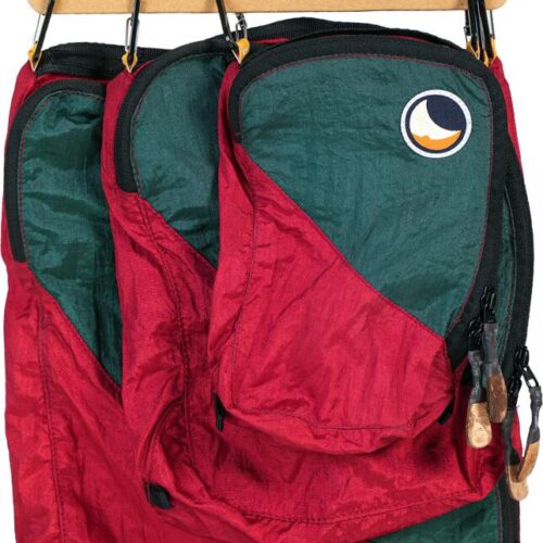 Ticket to the Moon Travel Cube Hängematten-Organizer Set, 3-teilig, burgundy-dark green