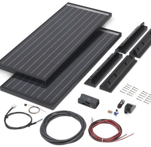 Büttner Elektronik Black Line MT MC Solar-Komplettanlage, MT 160-2 MC, 2 x 80W