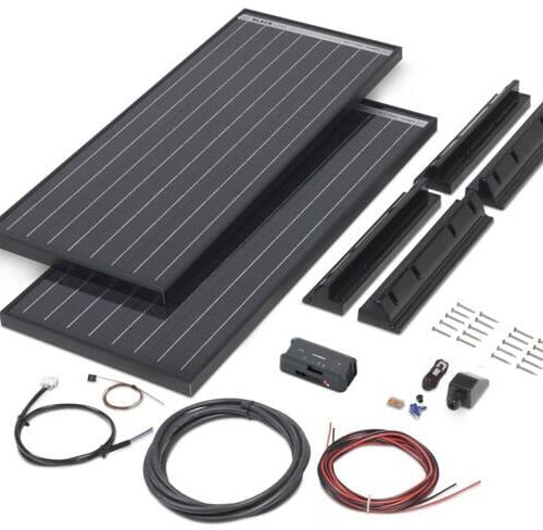 Büttner Elektronik Black Line MT MC Solar-Komplettanlage, MT 340-2 MC, 2 x 170W