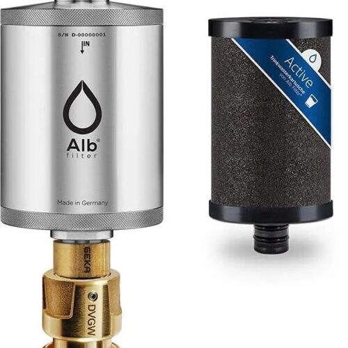 Alb Filter MOBIL Active Trinkwasserfilter mit GEKA Anschluss, edelstahl natur