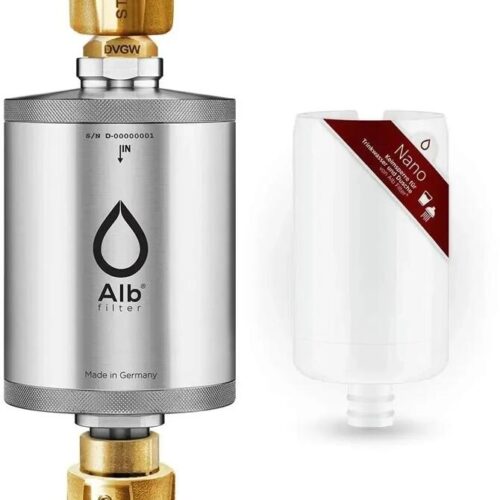 Alb Filter TRAVEL Nano Trinkwasserfilter, Keimsperre für Festeinbau, edelstahl natur