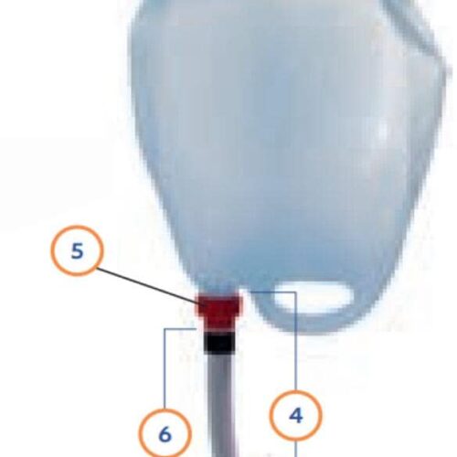 Verschluss mit Schlauch - CKW Ersatzteil-Nr. 77-404002 - für Bochnia Faltkanister