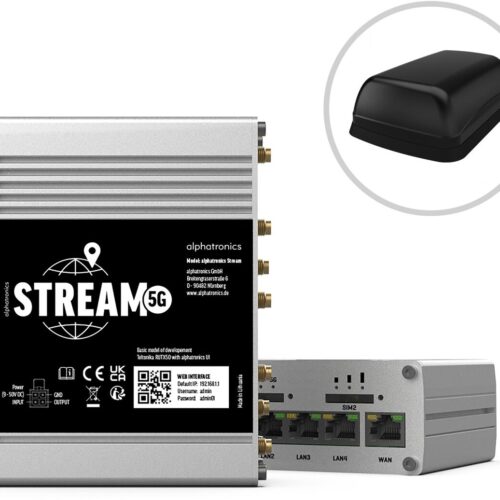 alphatronics STREAM 5G Pro LTE/WiFi Router inkl. Antenne
