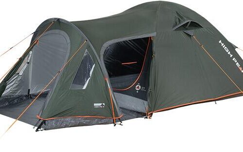 High Peak Kira Kuppelzelt, 4-Personen, 375x240cm, dunkelgrün