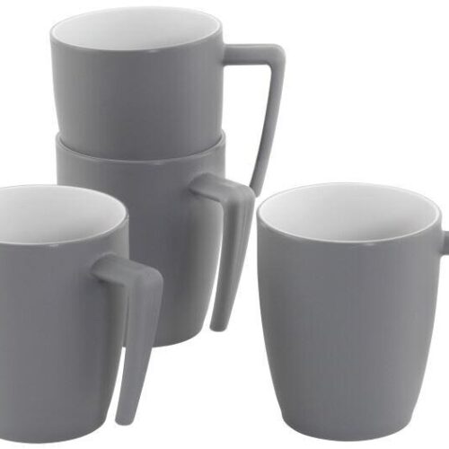 Outwell Gala Tassen-Set für 4 Personen, 430ml, grau