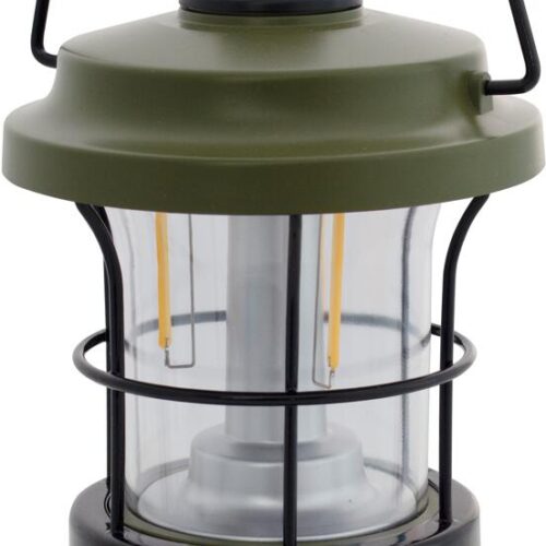 EuroTrail Retro LED Tischlampe, aufladbar, Olive