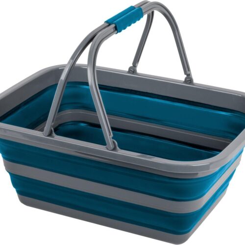 Brunner Holdall Fold-Away Faltkorb, 16l, schwarz/avio blau