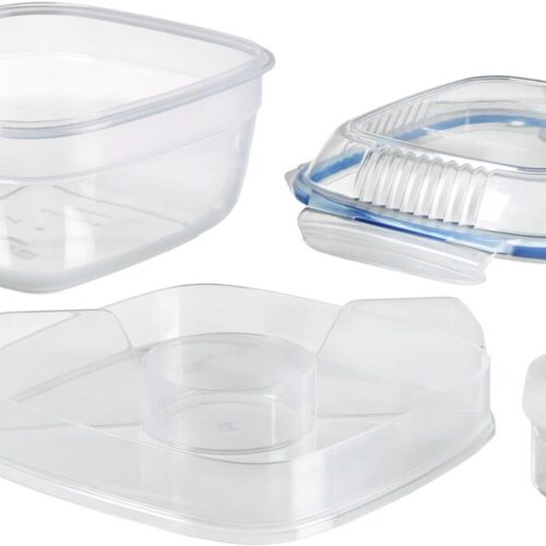 Lock&Lock ToGo Salatbox, 4-teilig, 1,6L