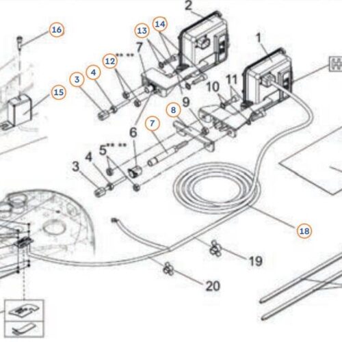 Notentriegelung - AL-KO Ersatzteil-Nr. 692166 - für ATC