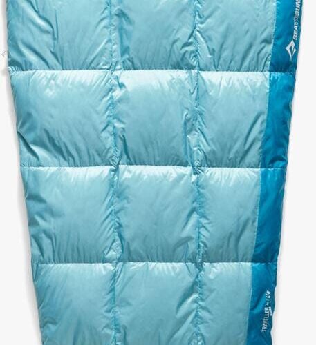 Sea to Summit Traveller Deckenschlafsack, Regular, 7C, 185cm, blau