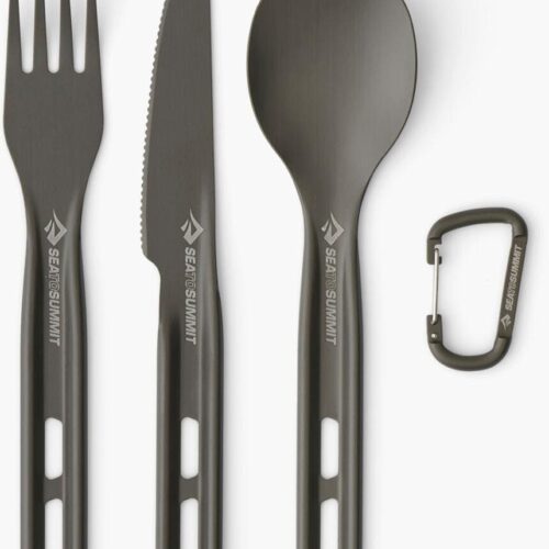 Sea to Summit Frontier Besteckset, 3-teilig, grau
