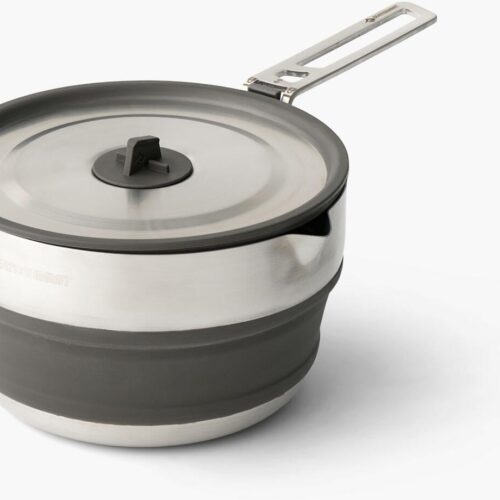 Sea to Summit Detour Gießtopf, Edelstahl, faltbar, 1,8L