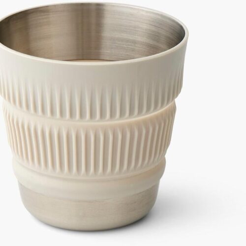 Sea to Summit Detour Becher, Edelstahl, 475ml, faltbar, grau