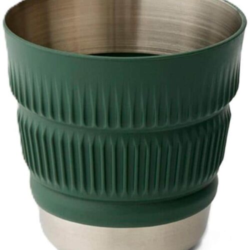 Sea to Summit Detour Becher, Edelstahl, 475ml, faltbar, grün