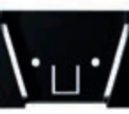 Ersatzhalter inkl. Schrauben - Thitronik Ersatzteil-Nr. 101089 - für Funk-Kabelschleife, schwarz