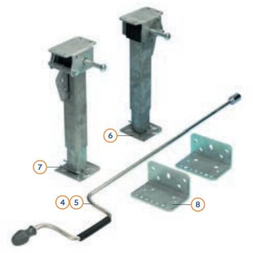 FAWO Handkurbel für Stütze Moca, 850mm