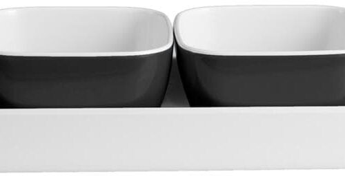 Brunner Cascade Appetizerschalen, 4er Set, schwarz