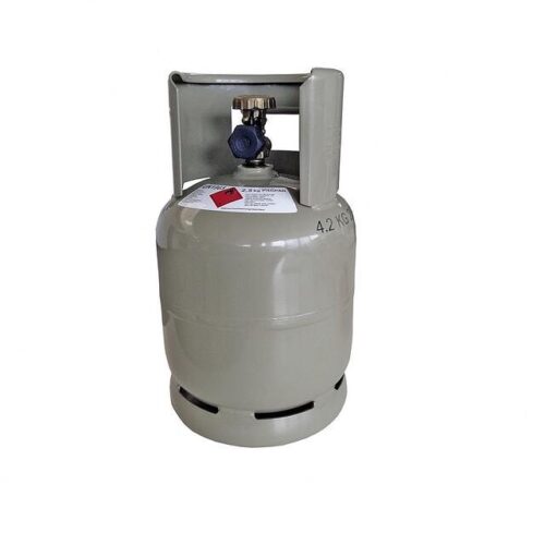 Gasflasche 2,5kg, Stahl, leer