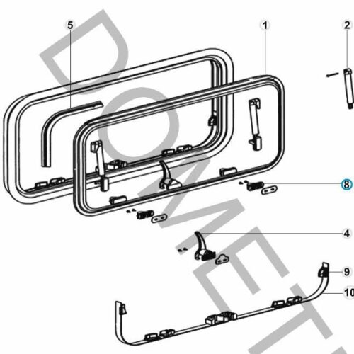 Festnocken Reparatursatz - Ersatzteil Nr. 4460000659 - für S7Z Fenster